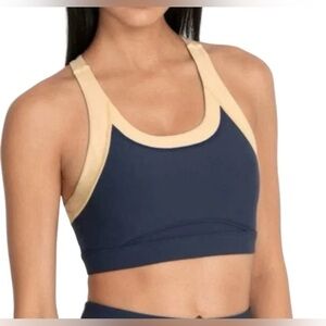 Johnny Was Calme Endurance Color Block Sports Bra Sz S